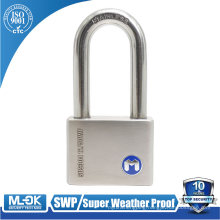 MOK@12/50WF Heavy duty lock,extreme weather resistant outdoor long shackle steel padlock 60mm key alike